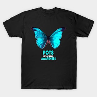 POTS Postural Orthostatic Tachycardia Syndrome Awareness T-Shirt